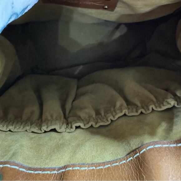 Patricia Nash Casape Leather Backpack In Signature Map Print - Picture 7 of 7